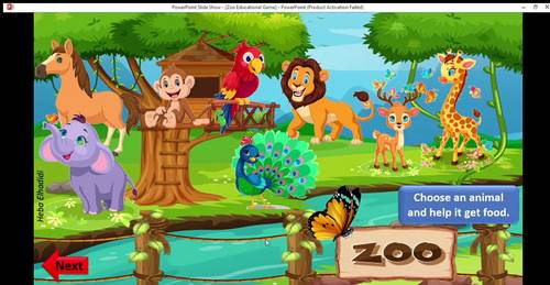 Zoo Educational Game by HebaElhadidi Edu Games | TPT