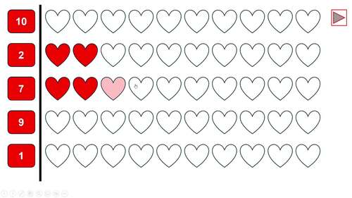 Addition to 10 | Valentine’s Day Math No Prep Activity | Interactive PowerPoint