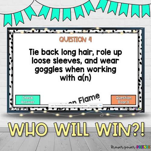 Lab Safety Interactive Powerpoint Game by Brower Power Science TpT