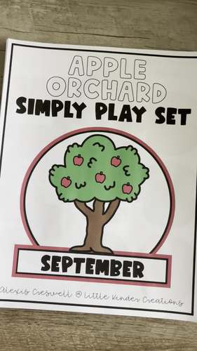 Apple Orchard | Simply Play Set by Little Kinder Creations | TPT