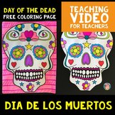 FREE Day of the Dead / Dia de los Muertos Coloring Page