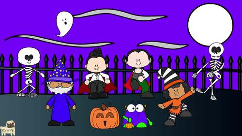 Preview of Monster Rock Halloween Dance Creative Movement