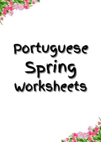 Portuguese Spring Worksheets Activity by Worksheet Whisperer | TPT