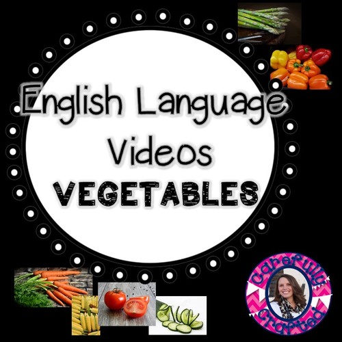 Preview of English and Early Language Video- Vegetables