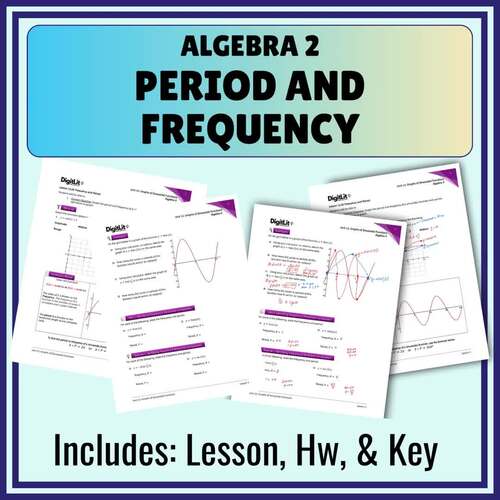 Period and Frequency Guided Notes, Worksheets,Homework 10th-12th Grade ...