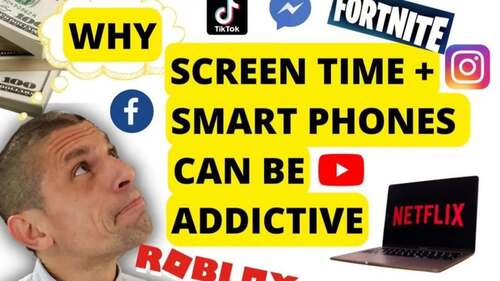 Preview of YouTube Break Free Phone Addiction - Developing Healthy - Class 6 (Video Class)