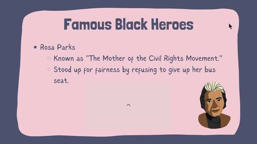 Black History Month Research Project & Poster Powerpoint Google Slide ...