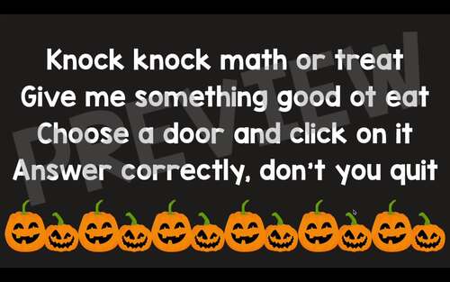 Halloween Math Digital Activity | Halloween Math Interactive Slides