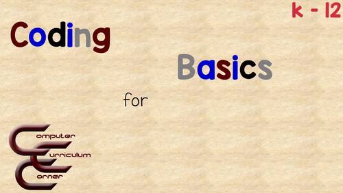 Coding Basics For Teachers by Computer Corner | TPT