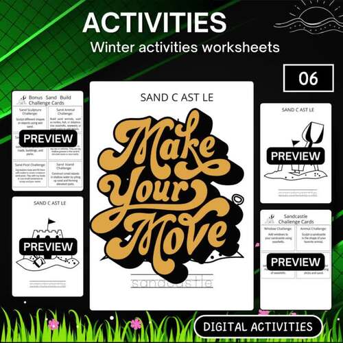 Winter activities worksheets by GLD Worksheet Kids | TPT