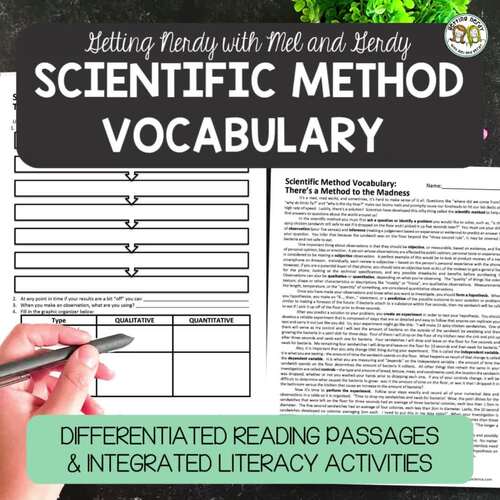 Scientific Method | Vocabulary Differentiated Science Reading Passages