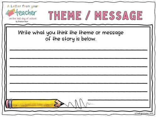 A Letter from Your Teacher on the Last Day of School | End of the Year SEL