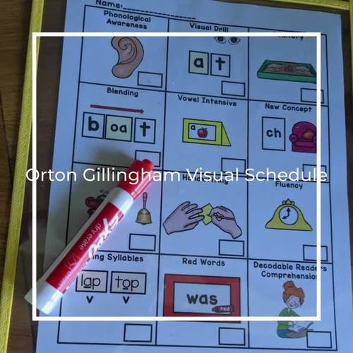 Orton Gillingham Word Lists