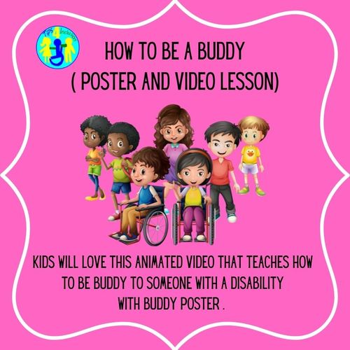 Preview of Disability Inclusion-How to be a Buddy ( SEL Learning) 