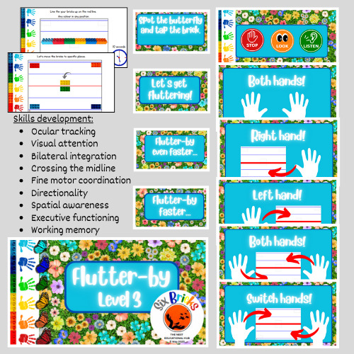 Preview of Visual Perceptual Skills: Flutter-by Level 3