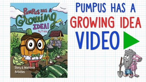Preview of Pumpus has a Growing Idea narrated story