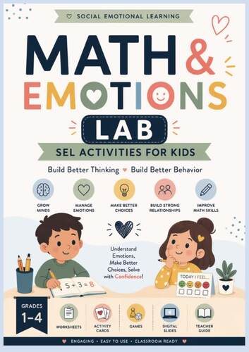 Math & Emotions Lab | SEL Activities Math Worksheets & Games Grades 1–4