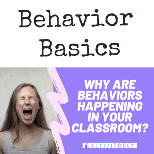 Behavior Basics Video Special Education Behavior Management 4 Functions