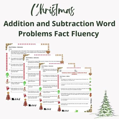 Grinch Subtraction Printable