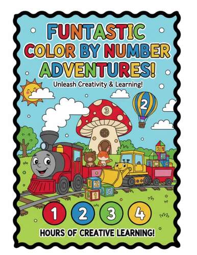 Funtastic color by number by FUN Teaching Garden | TPT