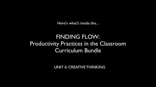 Creative Thinking Unit: 10 lessons with PPT and student journals