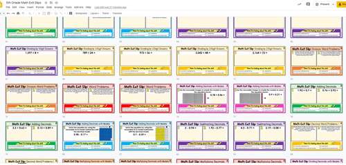 5th Grade Math Exit Tickets & Exit Slips - Math Check for Understanding