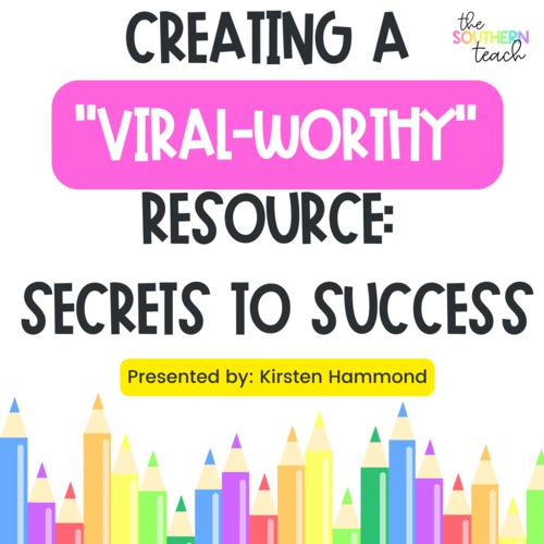 Preview of TPT Course for Sellers | Creating a Viral-Worthy Resource