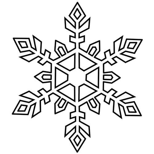 images of snowflakes clipart