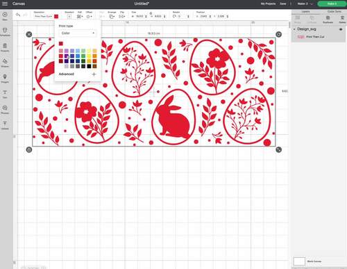 Easter Bunny Flower libbey 16 Oz can glass Wrap SVG by BlackSnowShopTH