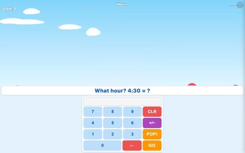 1st Grade Telling Time Math Game | Math Center Chromebook by Kick My Math