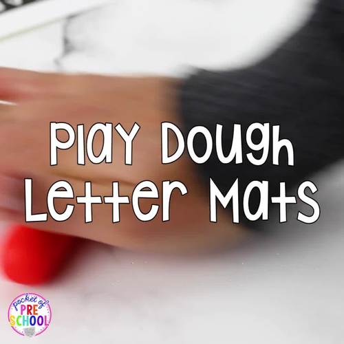 Play Dough Alphabet Mats (Star Kids) - Fine Motor Fun for Preschool, Pre-K,  Kind - Pocket of Preschool