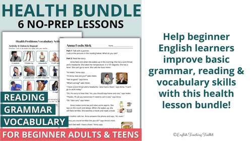 Beginner ESL WorksheetsESL Short Story Grammar Vocabulary