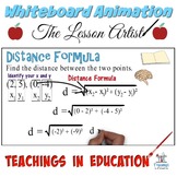 Distance Formula (Two points): Whiteboard Animation