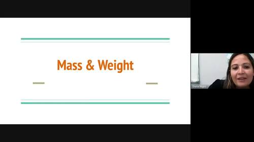 Preview of 4.5. Mass & Weight Video