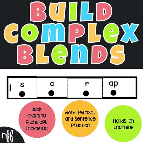 SCR/SKR Complexity Approach Flipbook SLP Speech S-Blends Mixed Up ...