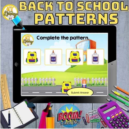 Back to School Sequence Patterns by Teacher Kimmy | TPT