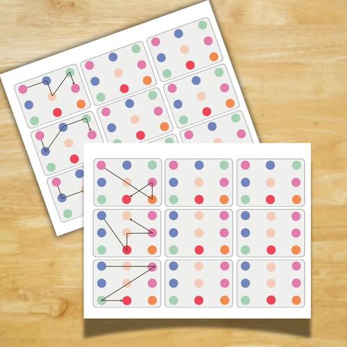 Copy me- shapes and designs. Fine Motor. Cube Building. OT | TPT