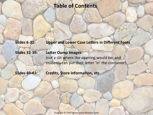 Letters Recognition - Activity Uses Different Fonts RFK.1.D. by ...