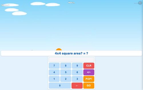 3rd Grade Area Math Game | Math Center iPad Game by Kick My Math