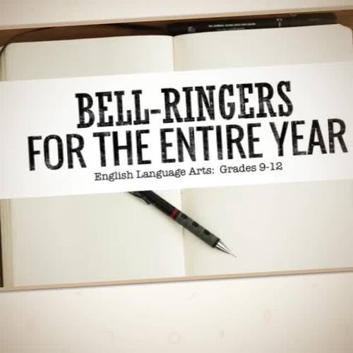 Bell-Ringers for the ENTIRE Year-40 WEEKS - EDITABLE PROMPTS w/ Mentor ...