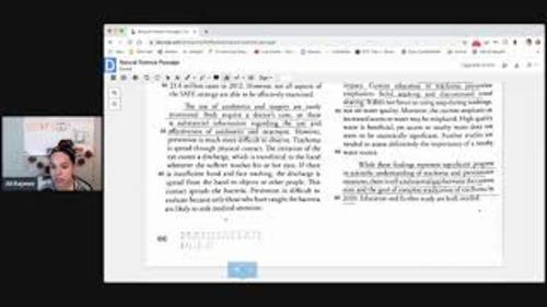 Preview of ACT Reading Prep, Lesson 5