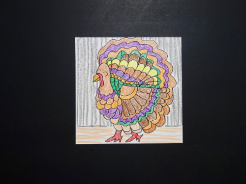 Preview of Let's Draw a Giant Tom Turkey!