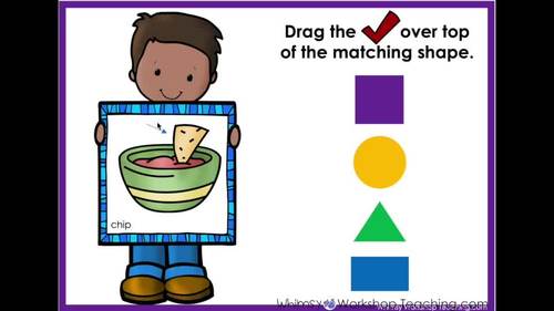 Google Slides Math Geometry 2D Shapes Common Objects Distance Learning