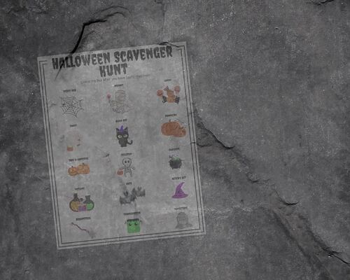 Halloween Scavenger Hunt | Halloween Game | Halloween Activity | TPT
