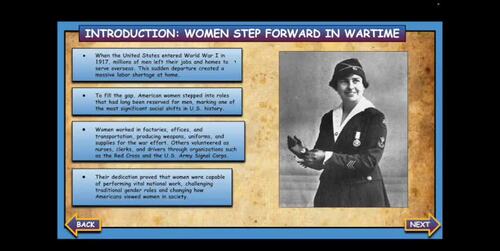 Women's Roles During World War 1 Powerpoint. Women On Home Front WW1.L59