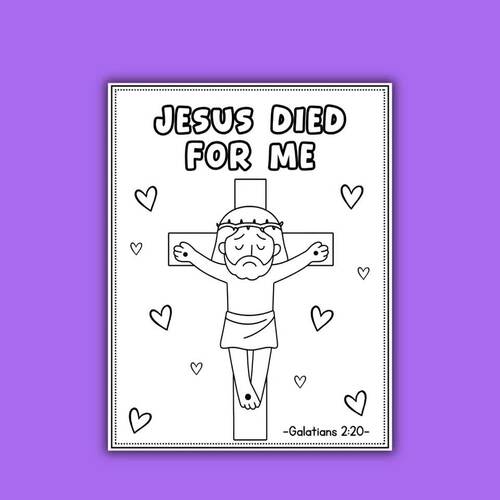 Christian Easter Coloring Bible Pages He Has Risen by DeesColorPages