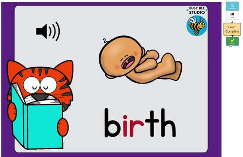 R-Controlled Vowels Boom Cards | Bossy R -IR- Flashcards with Audio