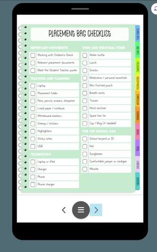 Student Teacher Placement Folder - AfGT Support Pages - Editable Canva ...