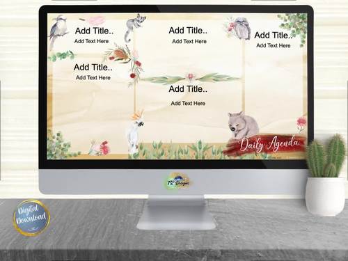 Australian Wildlife Bulletin Board by Teach Elite | TPT