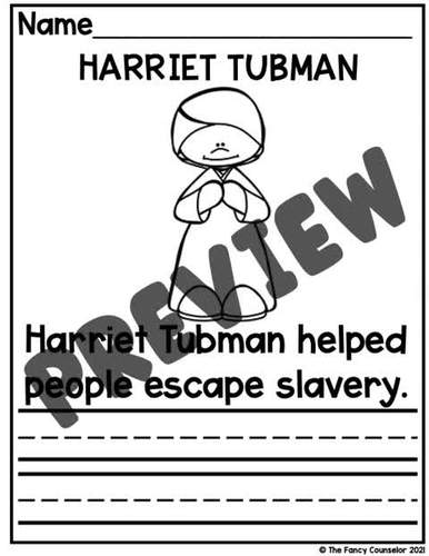 African American Black History Report Templates BUNDLE Civil Rights Men